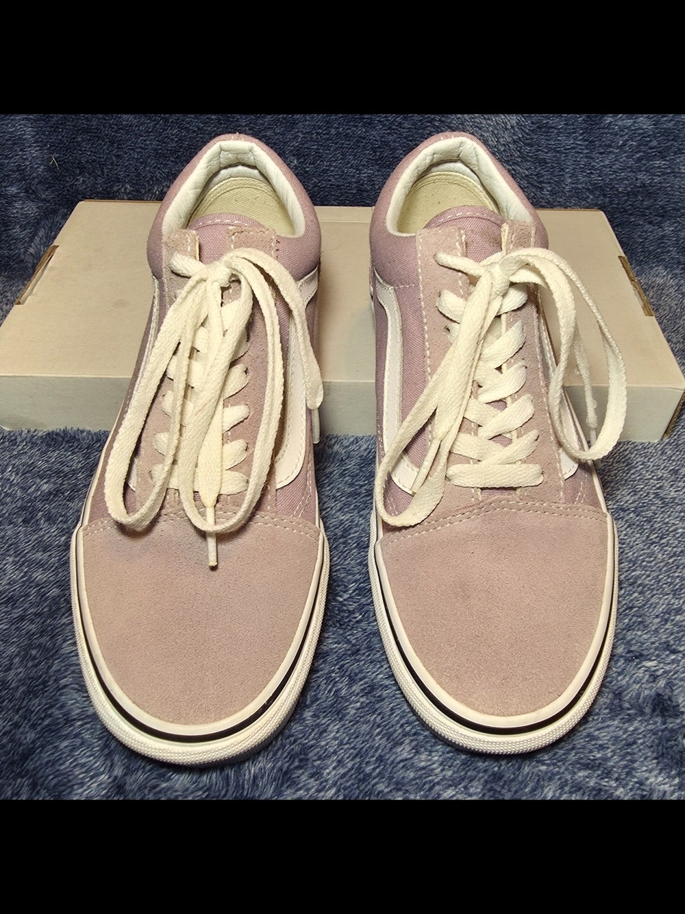 Vans Old Skool Sneakers in Dusty Pink and White - Picture 3 of 7
